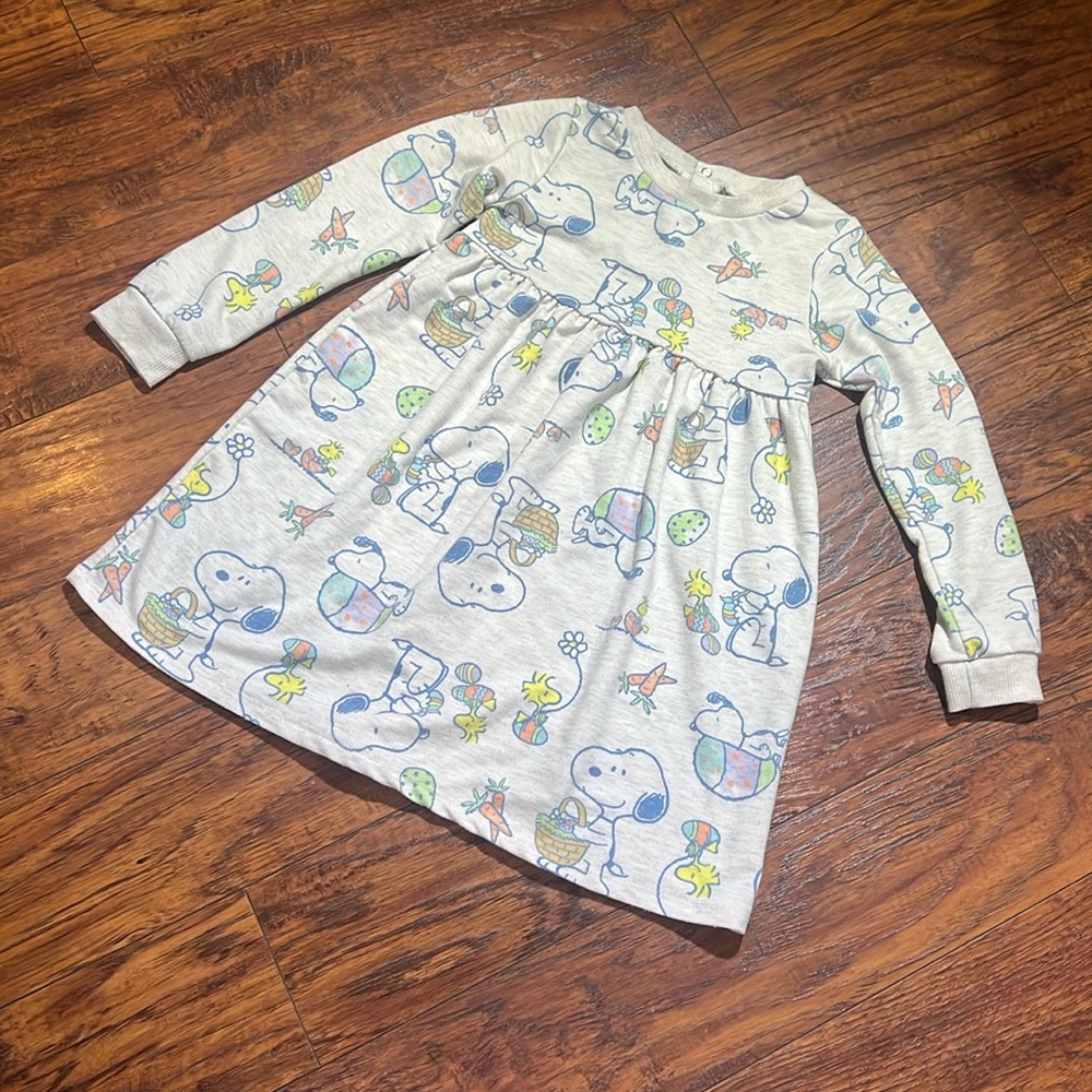 Peanuts girls size 5t Easter dress
